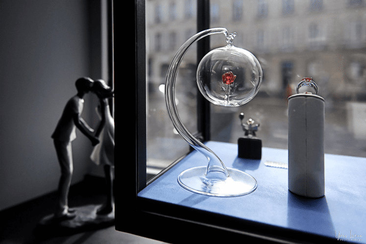 Intérieur de la bijouterie